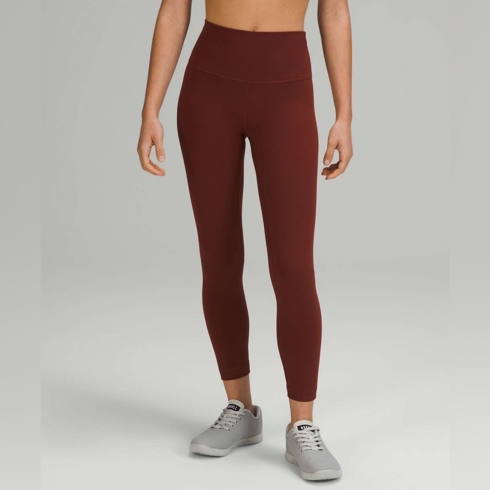 Lululemon Wunder Train High-Rise Tight 25" Date Brown Size 20 NWT